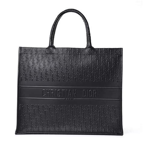 christian dior tote bag black|christian dior large book tote.